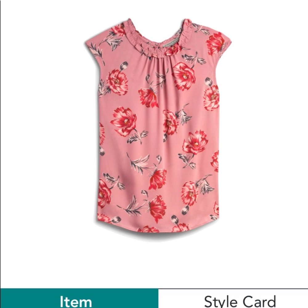 Daniel Rainn Emma Ruffle Neckline blouse